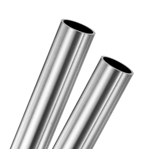2-Pack 150mm 304 Stainless Steel Tube, 28mm OD 1.5mm Wall Thickness Seamless Stainless Steel Tubing [1.1x0.06x6IN]