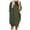 Army Green, variant on LYXSSBYX Womens Long Sleeve Dresses Clearance The Fashion Women's Winter Plus Size Casual Loose Pocket Sexy Printed Dress