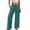 Green, variant on Wide Leg Pants for Women Plus Size Elastic Waist Straight Leg Trousers Solid Drawstring Pants Summer Beach Outfits with Pockets