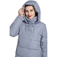 thumbnail image 3 of Orolay Women's Windproof Down Jacket Hooded Down Coat Long Winter Coat, 3 of 5