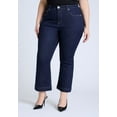 thumbnail image 2 of ELOQUII Women's Plus Size High Rise Crop Bootcut Jean, 2 of 3