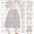thumbnail image 3 of DODADAWANJ Mens Striped Shorts Big and Tall Wide Leg Baggy Short Comfort Elastic Waist Knee Length Shorts with Drawstring XXXXXL, 3 of 9
