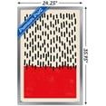 thumbnail image 3 of Geometric - Red Wall Poster, 22.375" x 34", Framed, 3 of 3