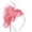 Watermelon Red, variant on QASIEATN Womens Popular Headband Women's Tulle Headpiece Hat Clip Halloween Decoration Essentials Elegant Mesh Ornament Fall Fashion Accessories