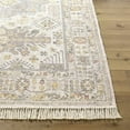 thumbnail image 5 of Hauteloom Chaela Bohemian Hand Loomed Vintage Medallion Runner Rug - Oriental Fade Look Traditional Floral Carpet for Hallway, Kitchen - Tasseled - Ivory, Lavender, Mustard - 2'6" x 8', 5 of 15