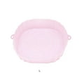 thumbnail image 2 of Yuarrent Freidora de aire, bandeja para freír de silicona, resistente al calor, bandeja para hornear, horno reutilizable, alfombrilla para barbacoa, Cocina y Comedor Rosa claro Yuarrent HA070984-02, 2 of 6