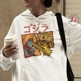 thumbnail image 4 of Limited Custom Godzilla Hoodie - Godzilla Hoodie - Cute Cat Hoodie - Gift Hoodie Christmas - Godzilla Sweather - Godzilla Fashion, 4 of 8
