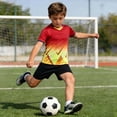 thumbnail image 1 of Ensemble de Maillot de Soccer pour Ados Garçons, Séchage Rapide, Ensemble de Soccer 2 Pcs, Manches Courtes et Shorts, Ensembles Athlétiques Rouges, Vêtements Garçons Filles, Taille 15-16 Ans, 1 of 4