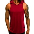 thumbnail image 3 of FINELOOK Men´s Summer Cool Vest Sleeveless Muscle Bodybuilding Hoodie, 3 of 6