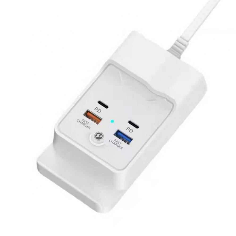 Usb Charger 4 Ports Usb Charging Station For Multiple Devices Usb Wall Charger Power Hub Strip