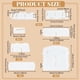 thumbnail image 3 of Organizador de cintas, estante de almacenamiento blanco, soporte de pared para cintas, estante de almacenamiento de MDF, 3 of 7