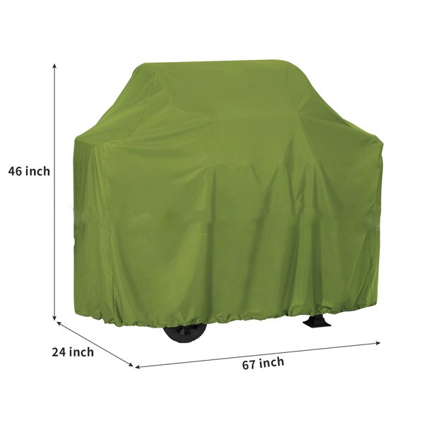 Cubierta para Barbacoa, Resistente al Viento/Sol/Impermeable, Cubierta para Barbacoa al Aire Libre Se Adapta a la Mayoría de las Parrillas-97*56*112cm, verde ACTIVE Biensenido a ACTIVE
