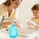 thumbnail image 5 of CaiYueKe Premium Glass Soap Dispenser Refillable, Hand Soap Dispenser for Bathroom Kitchen Sink, Elegant Pump Bottle for Liquid Soap, Shower Gel, Shampoo, Lotion, Dish Soap, Modern Decor, 5 of 7