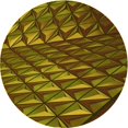 thumbnail image 1 of Ahgly Company Machine Washable Indoor Round Transitional Bakers Brown Area Rugs, 5' Round, 1 of 7