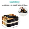 thumbnail image 5 of Crow Travel-Portable Square Jewelry Organizer Storage Box - Rings, Earrings, Necklaces, and Bracelets Holder for Girls and Women, 5 of 6