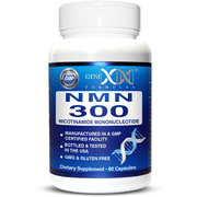 Genex 100% Pure NMN Supplement 300mg per Serving, Boost Nad+ Levels, 60 Veggie Capsules.
