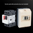thumbnail image 4 of Motor Circuit Breaker Overload Short Circuit  Motor Starter  Switch AC690V 35mm Rail Mount Push Button Motor Starter, 4 of 8