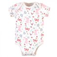 thumbnail image 3 of Hudson Baby Short Sleeve Bodysuits, 5-Pack, Newborn- 24 Months, 3 of 7