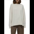 thumbnail image 3 of Suéter de Punto de Color Liso para Mujer, Holgado, Cálido y , para Otoño e Invierno M, 3 of 10