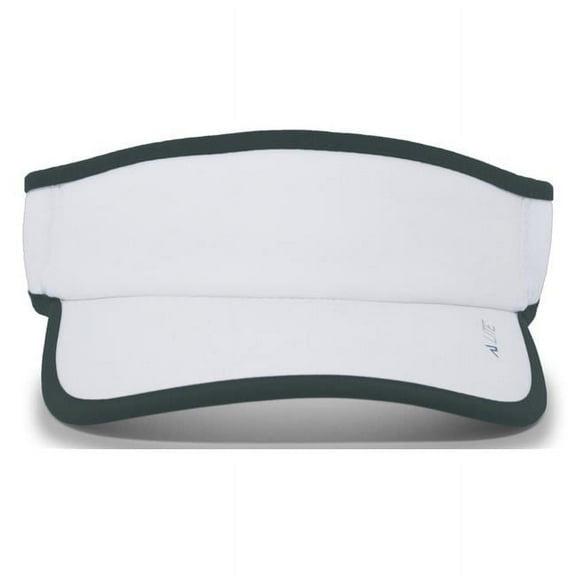 Pacific Headwear Lite Series All-Sport Active Visor 510V White/Dark Green Os