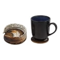 thumbnail image 5 of Ebros Rustic Western Indian Eagle Feather Coaster Holder with 4 Round Coasters, 5 of 9