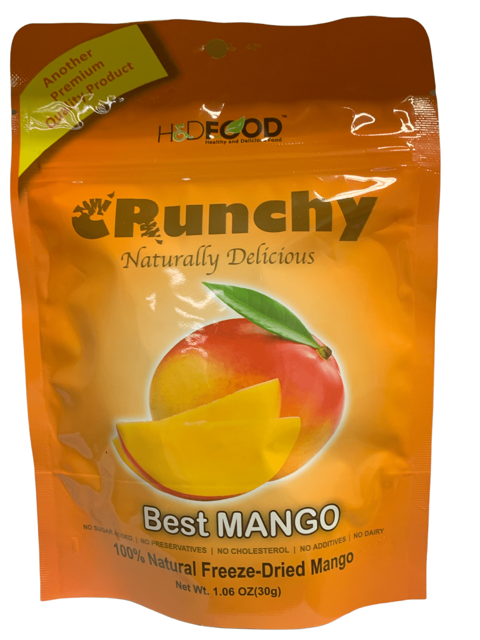 Crunchy Natural FreezeDried Mango 30g, 1.06 OZ