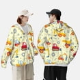 thumbnail image 4 of Balery Heavy Equipment Sudadera ligera de manga larga con capucha y protección solar UPF 50+ para hombre y mujer, ideal para pesca y running-Small, 4 of 7