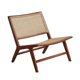 thumbnail image 2 of Sofá Silla Silla Decorativa Asientos Muebles De Jardín Para Porche Jardín Comedor Color Nogal, 2 of 8