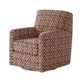 thumbnail image 2 of Southern Motion Flash Dance Wood & Fabric Swivel Glider in Red/Jewel, 2 of 4