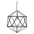 thumbnail image 3 of Amethyst Zuo 98242 Amethyst Ceiling Lamp Large Rust, 3 of 4