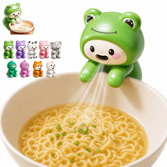 Cooling Clip-On Mini Fan for Cup & Bowl,Rechargeable Cute Animal Fans Coffee Chiller,Hands Free Food Cooling Fan and Coffee Chiller,Hanging MugFan for Iced CoffeeSoup Drinks,Beverage CoolingCompanion