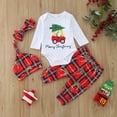 thumbnail image 2 of Ketyyh-chn99 Baby Girl Clothes Chritmas Outfits Long Sleeve Romper Bodysuit and Pants Outfit Set White,60, 2 of 5
