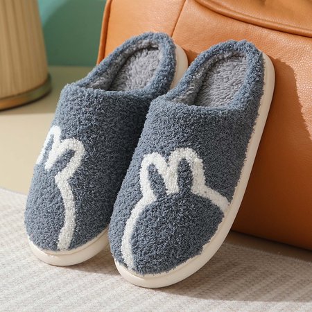 

Yoslce Fuzzy Slippers for Women Mens Fall Winter Plush Warm Slippers Cartoon Home Shoes Indoor Cotton Slipper