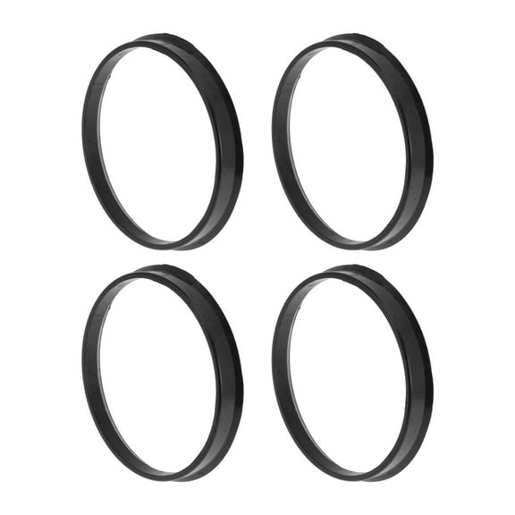 83.1mm to 78.1mm Car Wheel Hub Centric Rings Black Polycarbonate Wheels Center Shaft Shock Absorbing Hubrings 4 Pcs