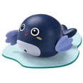 thumbnail image 2 of Juguetes de baño para bebés y pequeños Sunnimix Juego de agua de juguete Wind Azul juguetes de baño de ballena nadando, 2 of 8