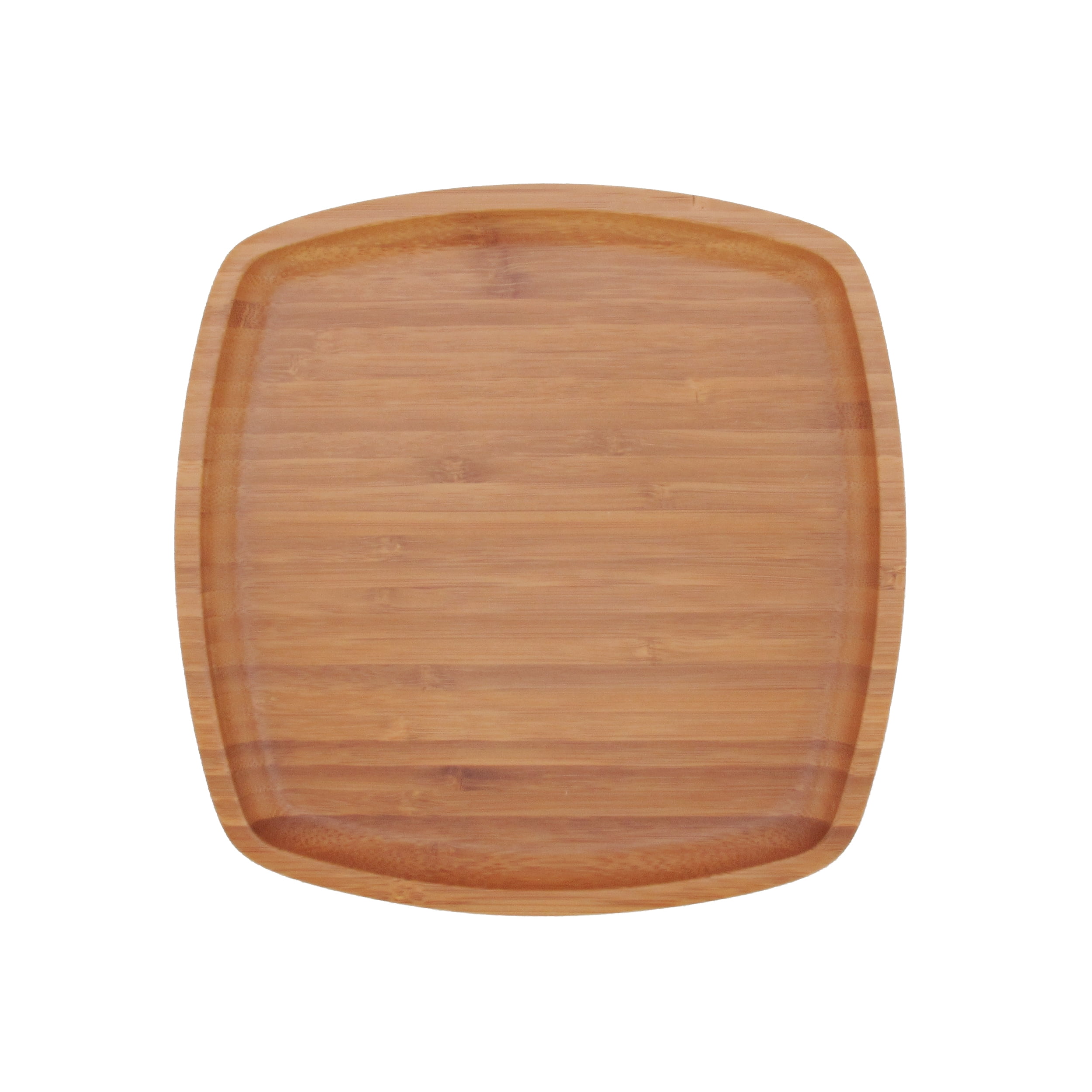 BambooMN 10" x 10" Organic Bamboo Decorative Display Table Top Tea