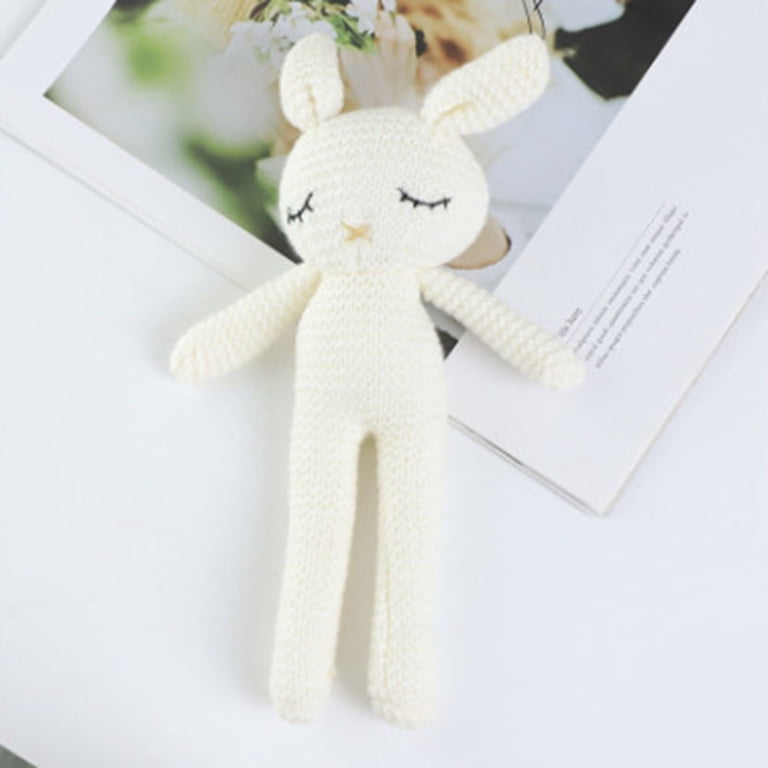 Efie Organic Cotton Bunny Stuffed Animal - Handmade In Germany, Filled With Pure Natural Wool