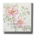 thumbnail image 1 of Epic Graffiti 'Floral Today is a Good Day' by Cindy Jacobs, Canvas Wall Art, 37"x37", 1 of 2
