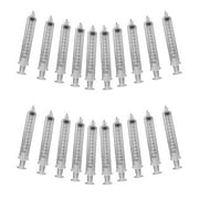 20 Pack of 10 ML Luer Lock Industrial Syringes with No Needles for Scientific Applications, Jewelry Making, Refilling, Measuring, Crafts and More