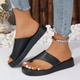 thumbnail image 2 of ShiShine Womens Thong Toe Loop Slide Sandals Slip On Casual Comfortable Flat Sandals Lightweight Summer Beach Shoes, 2 of 9