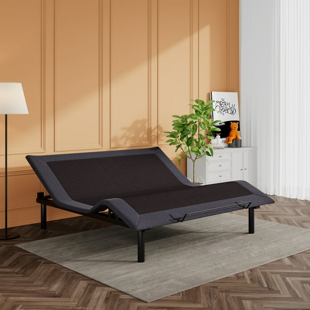 Sha Cerlin Basic King Size Electric Adjustable Bed frame with Upgraded