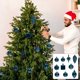 thumbnail image 1 of Xihbxyly 12 Adornos Navideños para Árbol de Navidad, Bolas de Plástico Brillantes, Reutilizables, para Colgar En El Árbol, Ideales para Oficinas, Hoteles y Mansiones. Juego de 12., 1 of 4