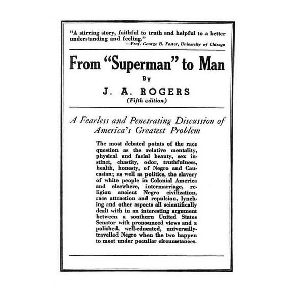 From Superman to Man, (Hardcover)
