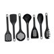 thumbnail image 3 of Juego de utensilios de cocina, tornero de cuchara sólida ranurada, 7 piezas de cocina de cocina de nylon nylon no stick, utensilios de cocción para, 3 of 8