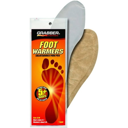 (30 Count) GRABBER WARMERS Foot Warmers, Up to 5 Hours of Heat, Small/Medium, Men's Shoe 4-7, Women's Shoe (Best Foot Warmers Reviews)