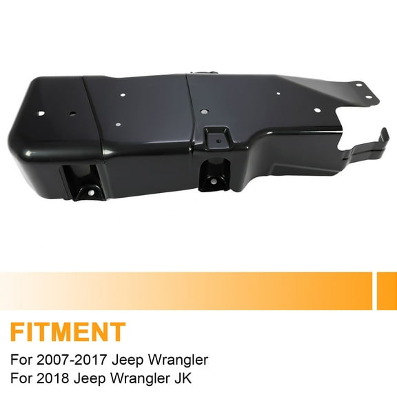 Black Fuel Tank Skid Plate For Jeep Wrangler 2007-2018 For Jeep Wrangler JK 2018