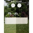 thumbnail image 3 of 2-Piece Raised Garden Beds, Galvanized Steel Planter Boxes for Vegetables & Flowers, Rust-Resistant Garden Boxes with Easy Assembly, Durable Outdoor Planters, 3 of 7