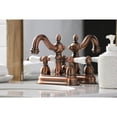 thumbnail image 4 of Kingston Brass KB160PLAC Heritage 4 in. Centerset Bathroom Faucet, Antique Copper, 4 of 5