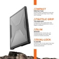 thumbnail image 2 of UAG Lenovo 100e Chromebook (2nd Gen, MKT) & (2nd Gen, AST) Case, 11.6" Laptop for Education - Heavy Duty, Rugged Lightweight Drop Protective Cover, Plyo Transparent Ash, 2 of 6