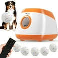 thumbnail image 2 of PawHut Automatic Dog Ball Launcher, Dog Ball Thrower with 26-80 FT Distance, 6 ETPU Balls, Remote Control, Low Noise, Orange, 2 of 9